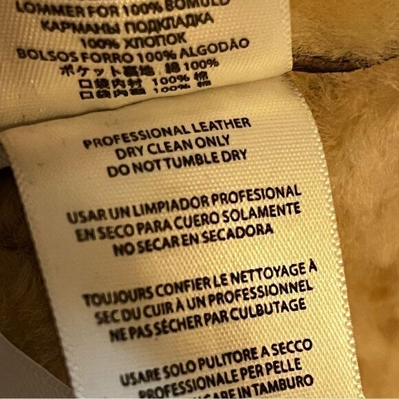 Michael Kors Brown Lambswool Vest Small Open Front, Longline, Cozy Fall/Winter - Picture 12 of 16